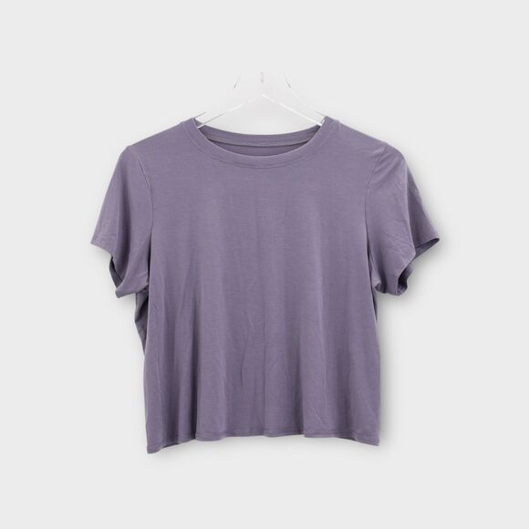 Lululemon Action Always Short Sleeve Purple Quartz Size Medium Estimated* - Picture 3 of 5